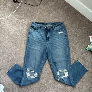 American Eagle Distressed Blue Jeans